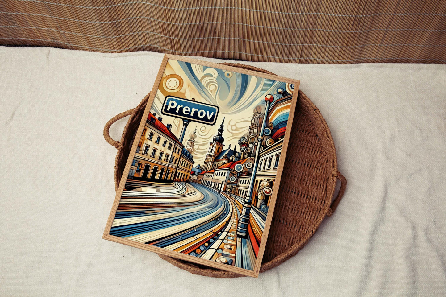 Prerov Art Print - Czech Republic City Wall Art, Travel Poster & Housewarming Gift, Prerov Travel Print, Czech Artwork Decor