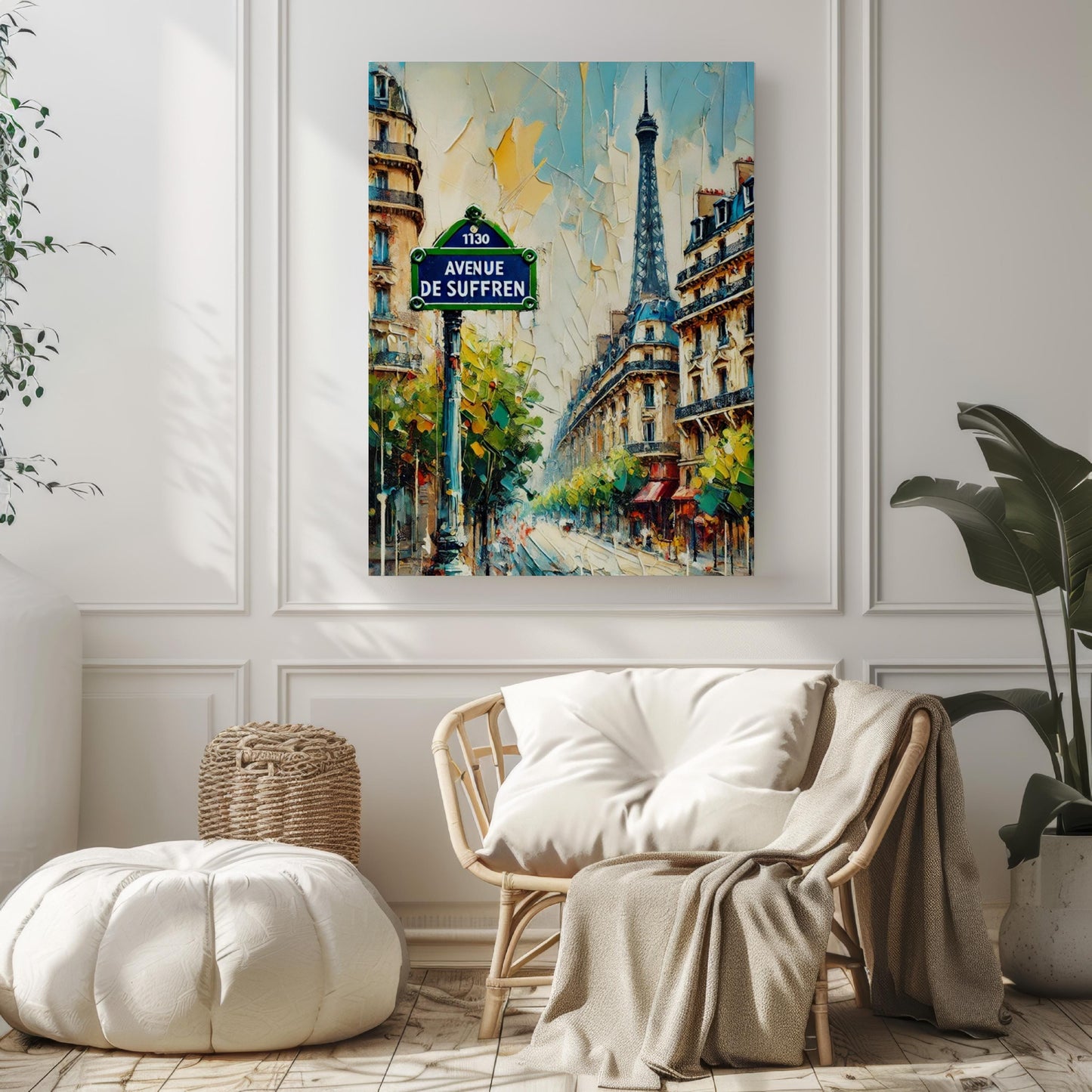 Avenue de Suffren Wall Art Paris Print France City Travel Poster Gift, Travel Souvenir, Parisian Street Sign, Home Decor, Framed or Unframed