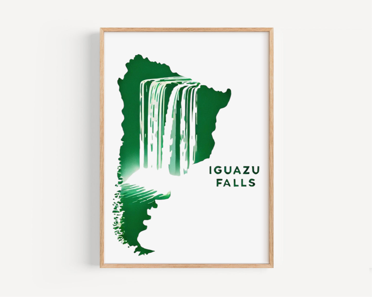 Venezuela Iguazu Falls Wall Art Print – Travel Home Decor, Housewarming Gift, Stunning Waterfall Artwork, Nature Landscape Wall Decor