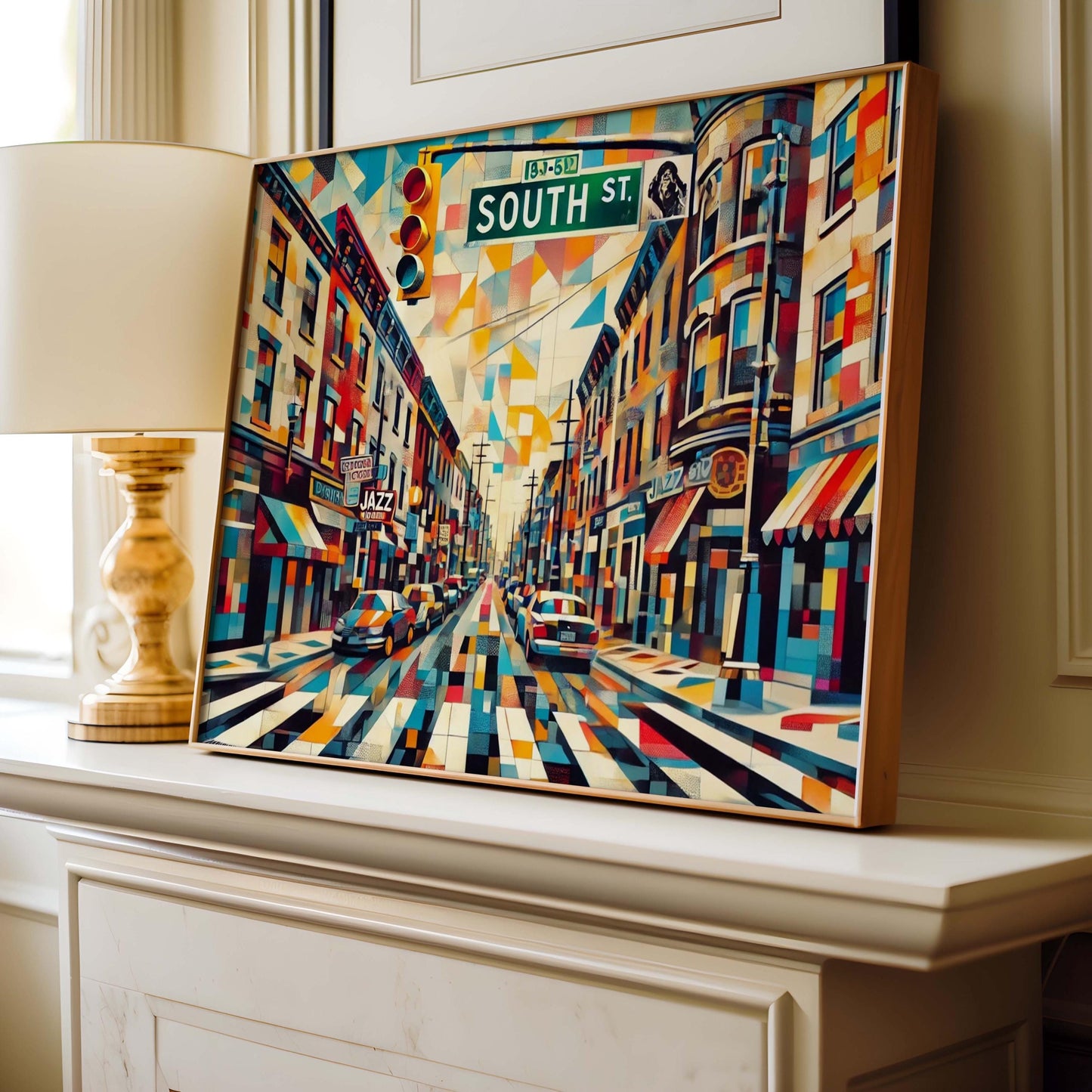 South St Print Philadelphia Wall Art, Travel Poster, Pennsylvania Gift, South Street Map, Housewarming Decor, Cityscape Art, Travel Print