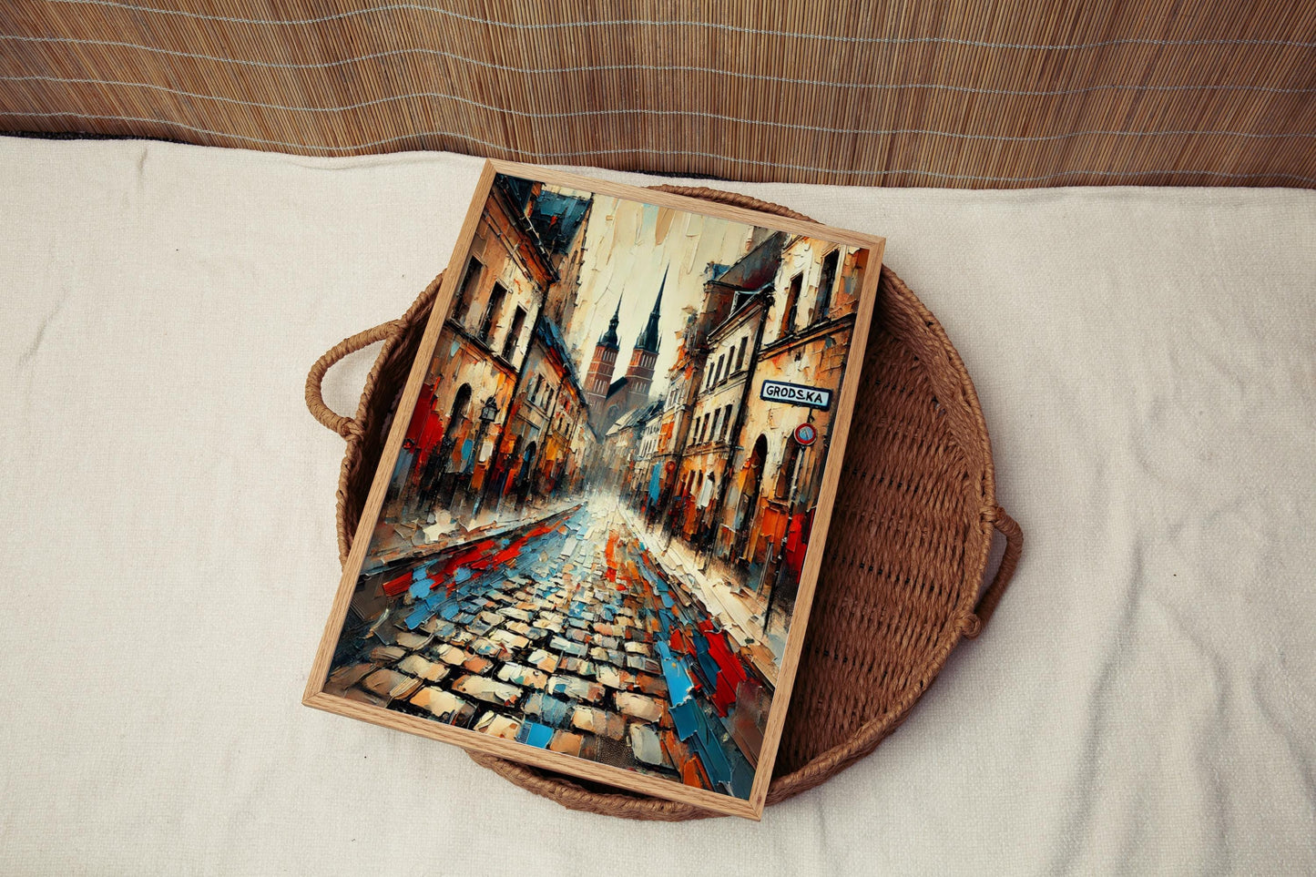 Grodska Street Wall Art, Kraków Print, Poland Art, “City” Gift, Travel Souvenir, Travel Poster, “State” Art, PERSONALIZED GIFT