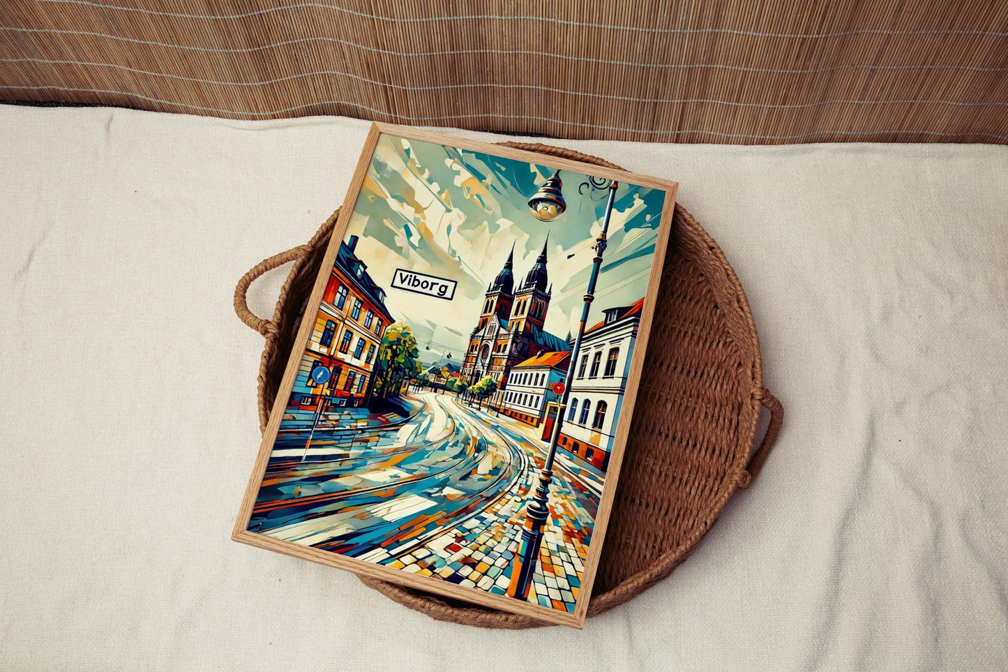 Viborg Art Print - Denmark City Wall Art, Travel Poster, European Artwork, Housewarming Gift, Scandinavian Home Decor