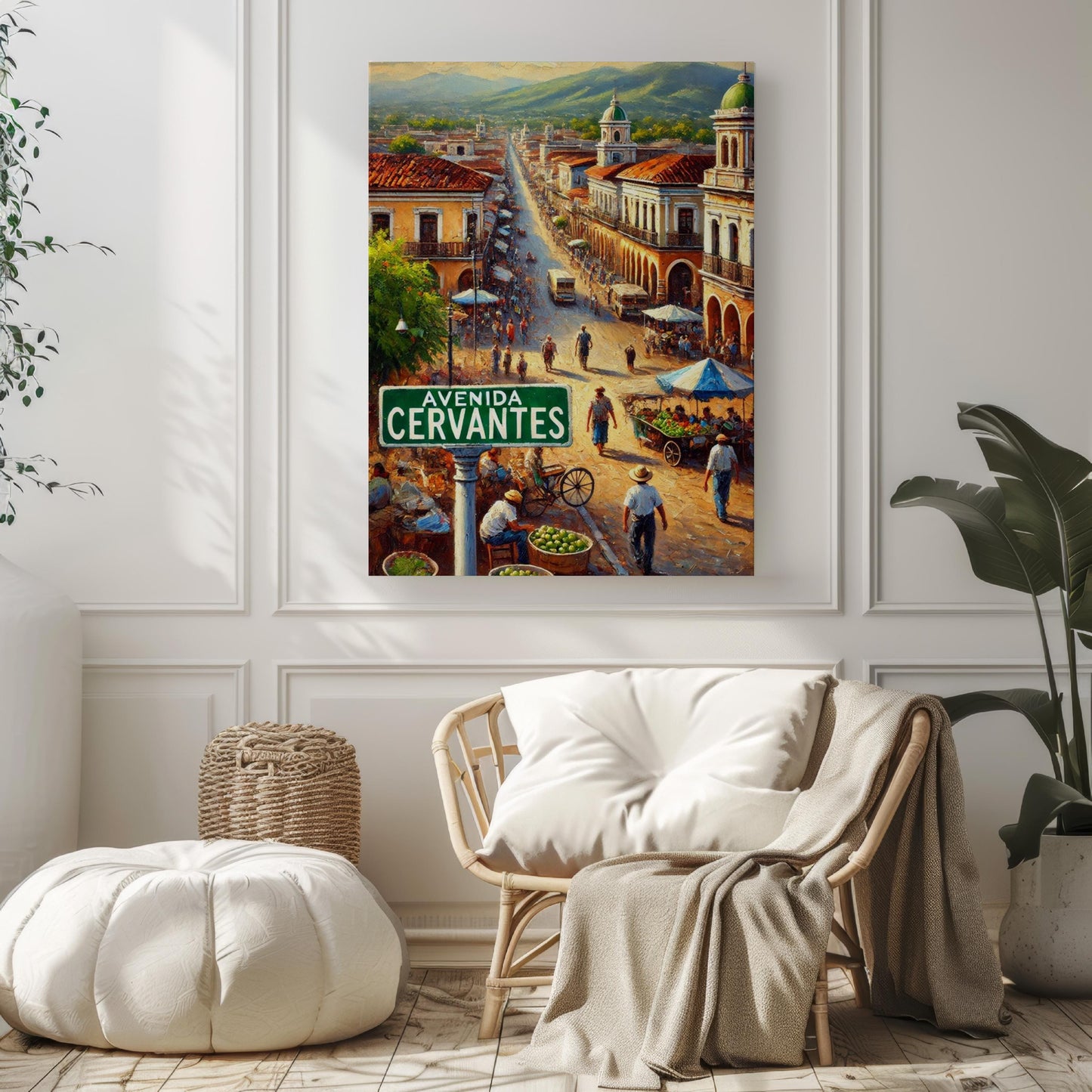 Tegucigalpa Avenida Cervantes Wall Art, Honduras City Print, Travel Souvenir, Honduras Gift, Honduras Travel Poster, Personalized Gift