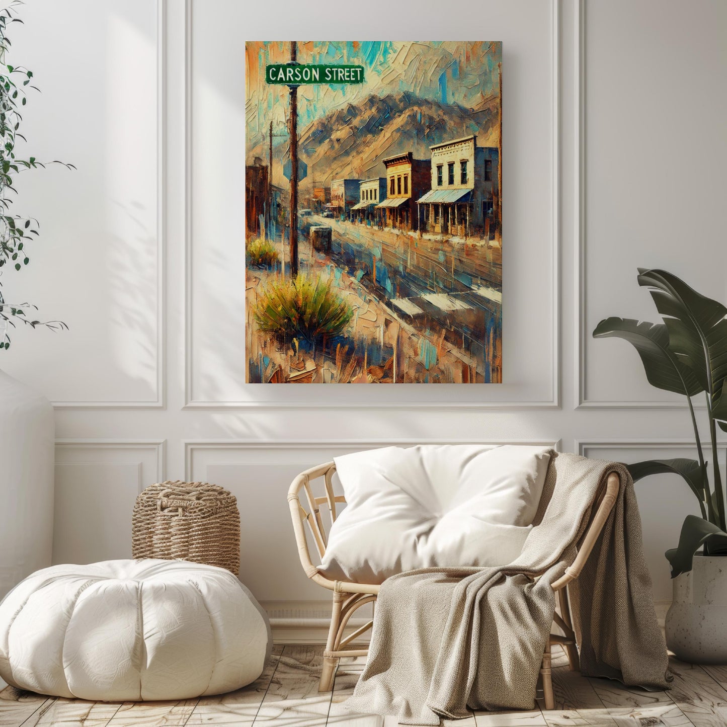 Carson Street Wall Art, Nevada Print, USA Art, “City” Gift, Travel Souvenir, Travel Poster, “State” Art, PERSONALIZED GIFT