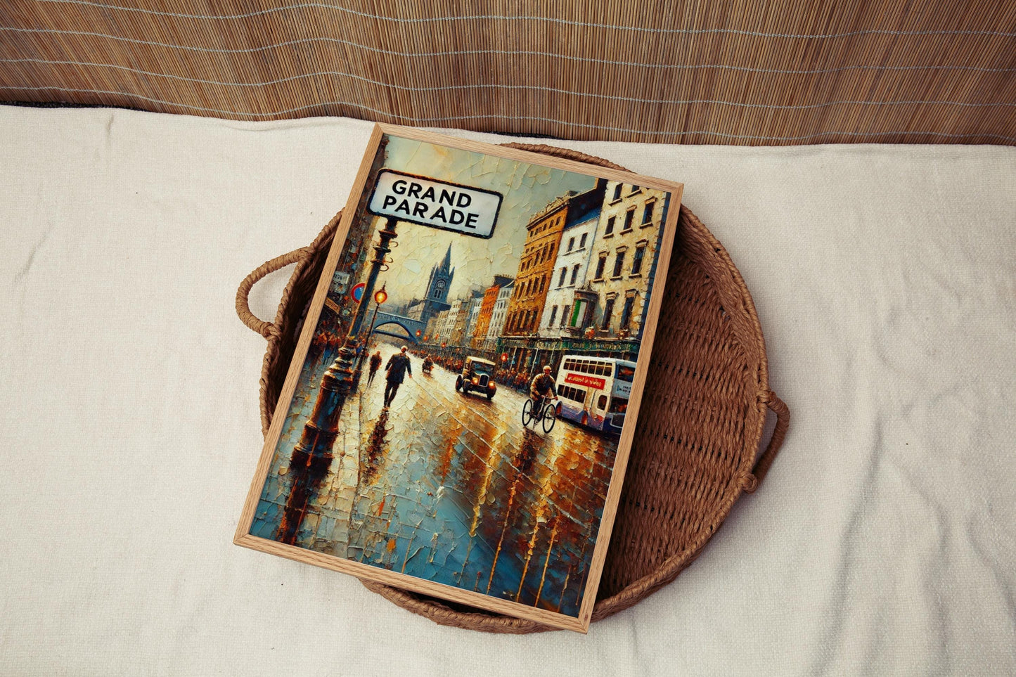 Ireland Grand Parade Wall Art Print – Cork Travel Poster, Housewarming Gift & Ireland Decor Artwork