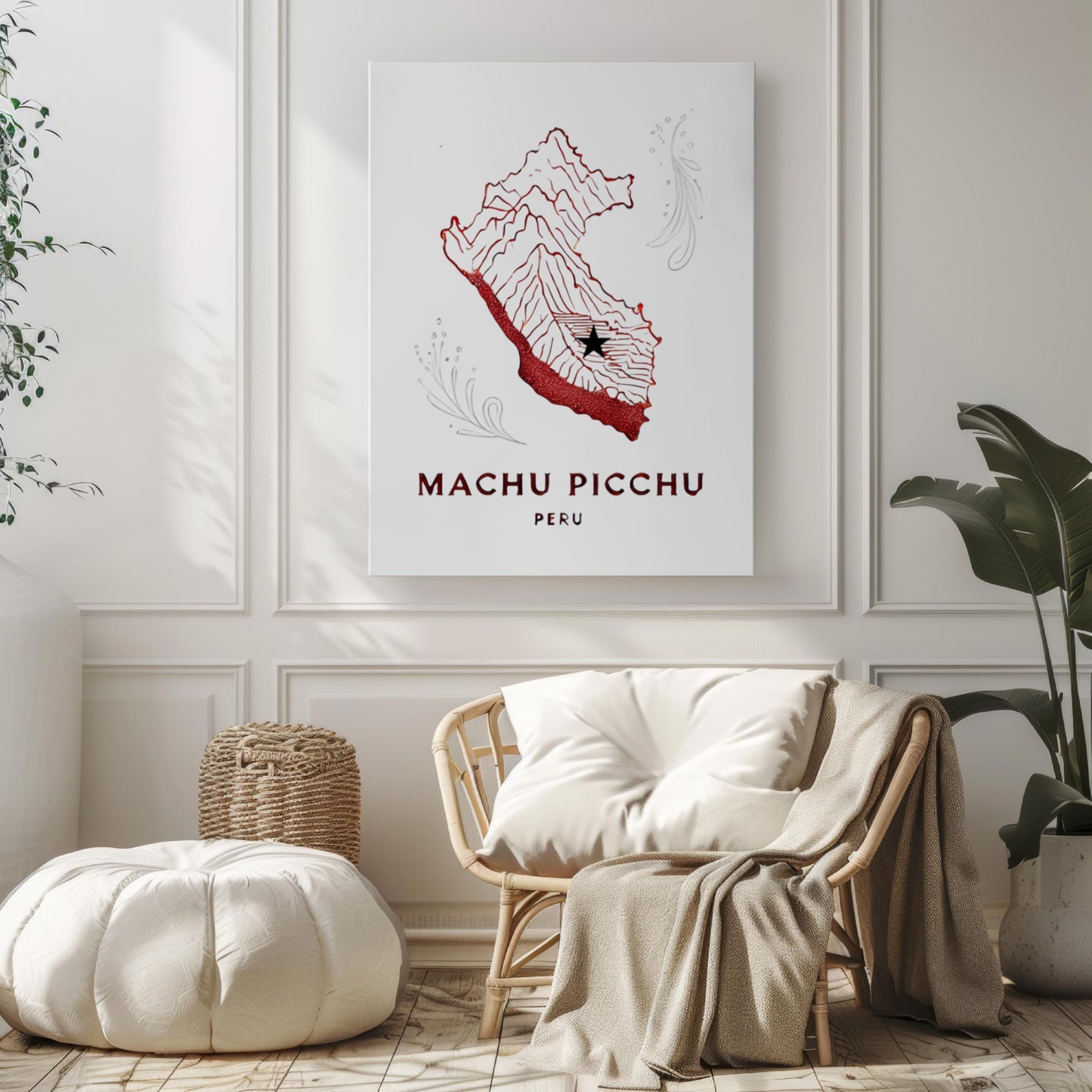 Peru Machu Picchu Wall Art Print, Travel Decor, Peru Gift, Housewarming Unique Home Artwork, South America Travel Poster