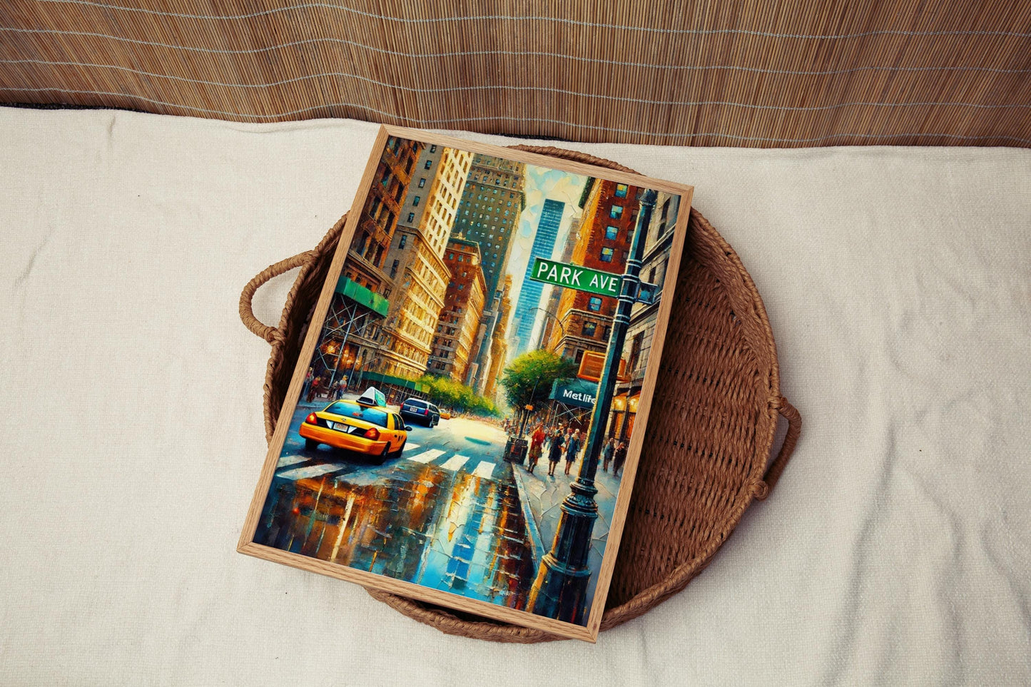 Wall Art Park Ave Print Manhattan New York Gift Travel Poster Travel Print Housewarming New York Artwork