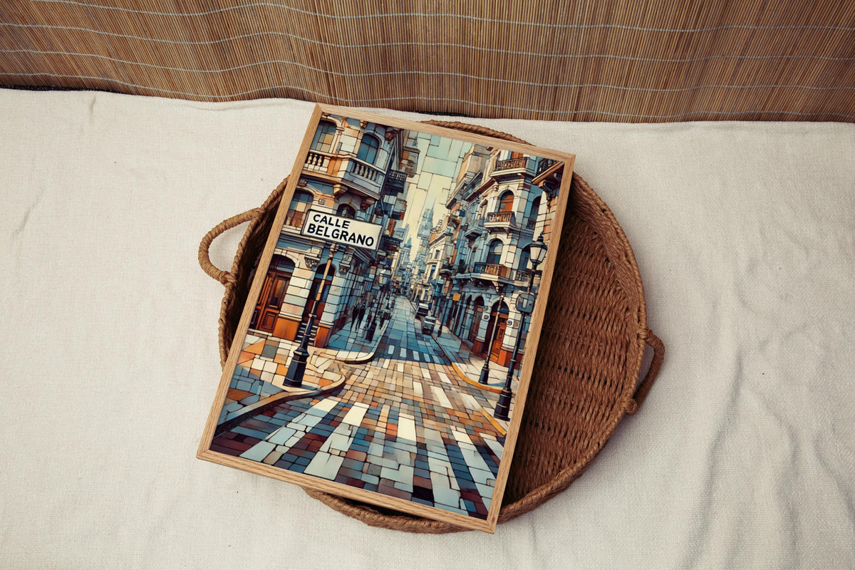 Calle Belgrano Print - Buenos Aires, Argentina