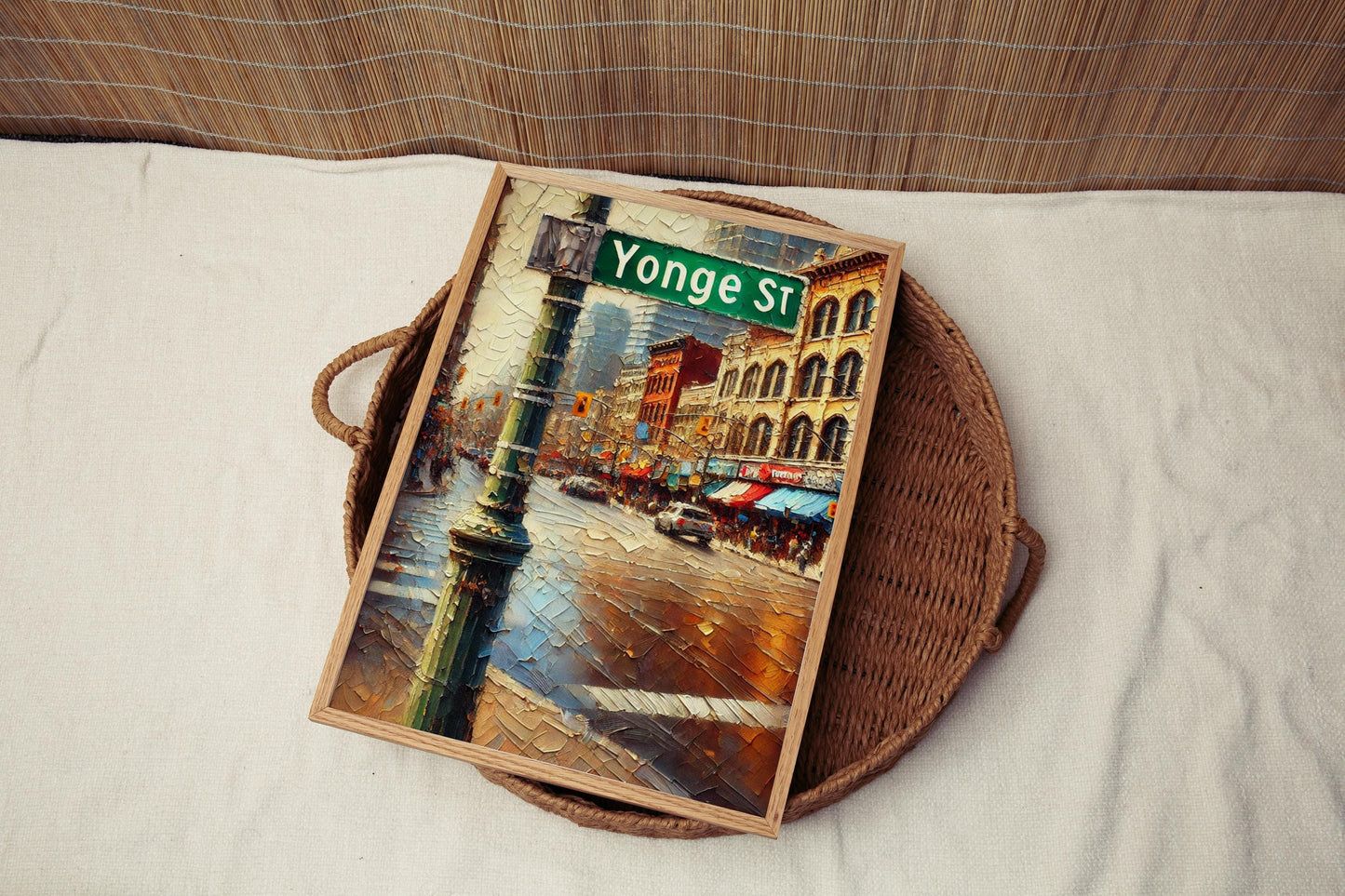 Canada Younge St Wall Art Print – Toronto Travel Poster, Housewarming Gift, Canadian Artwork, Modern Home Decor, Unique Canada Gift