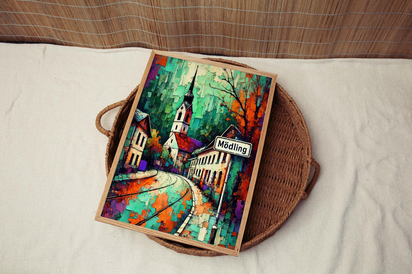 Mödling Art Print – Austria City Travel Poster, European Wall Art, Housewarming Gift, Mödling Austria Home Decor, Travel Wall Decor