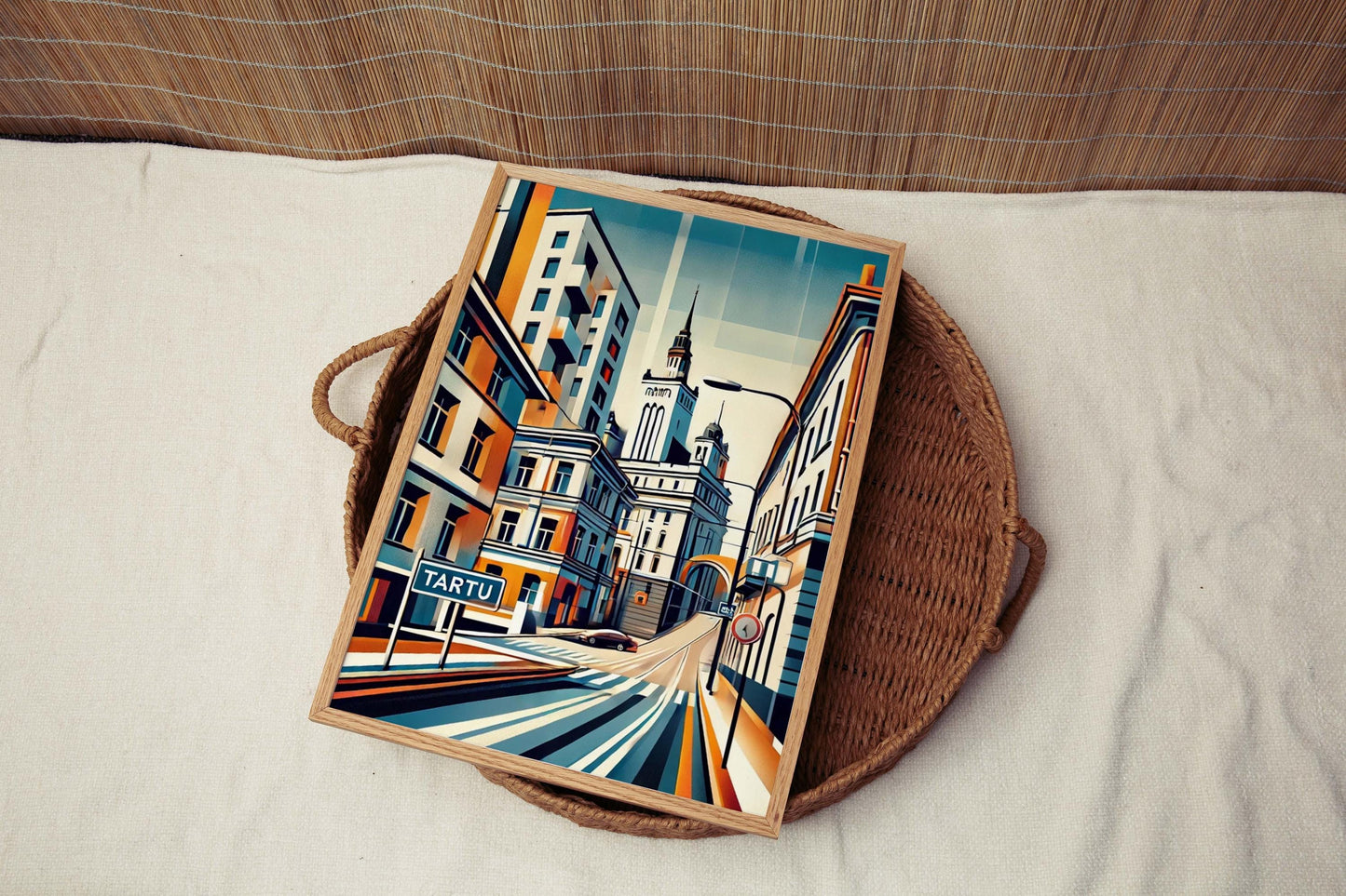 Tartu Art Wall Print - Estonia City Travel Poster, European Artwork, Housewarming Gift, Tartu Wall Decor, Modern Home Art