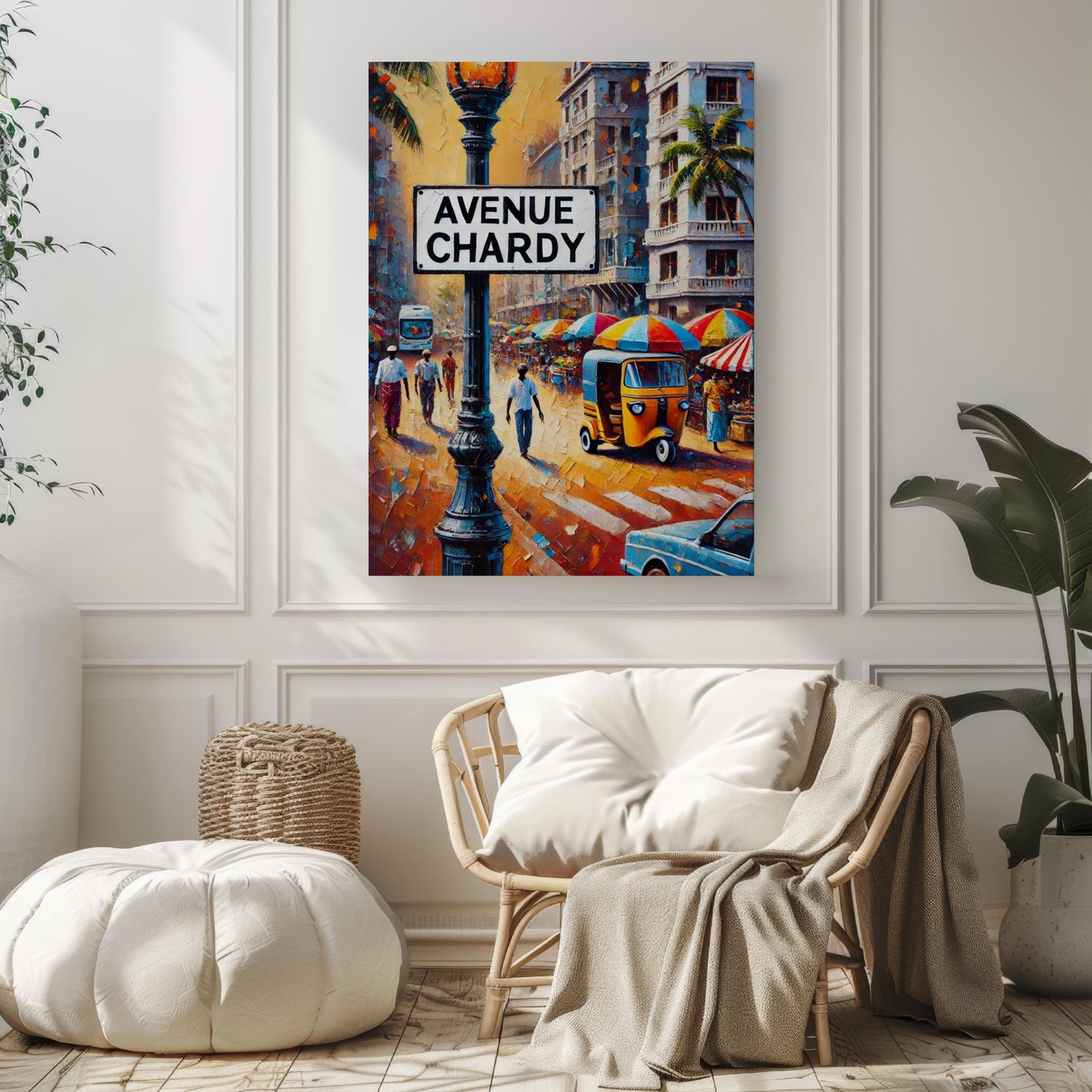 Avenue Chardy Wall Art, Abidjan Print, Ivory Coast Art, “City” Gift, Travel Souvenir, Travel Poster, “State” Art, PERSONALIZED GIFT