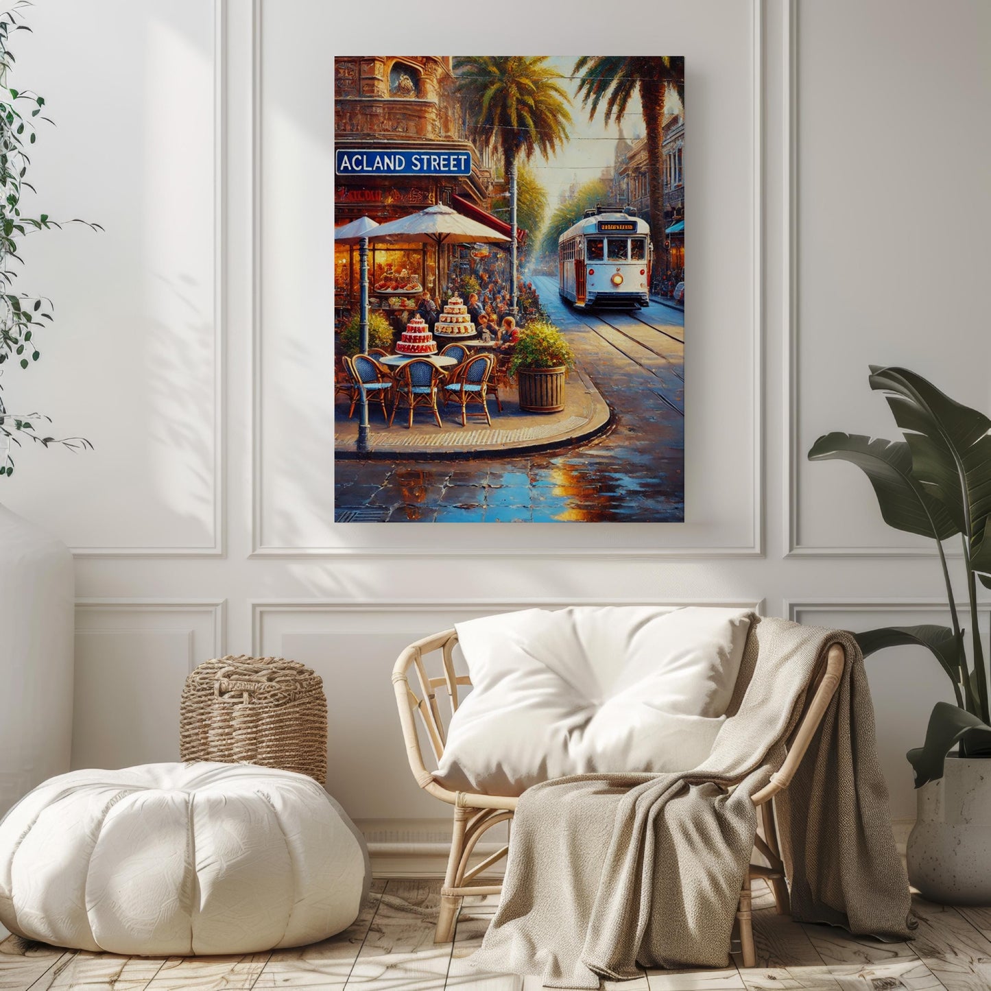 St Kilda Wall Art Acland Street Print Travel Poster Australia Decor Housewarming Gift