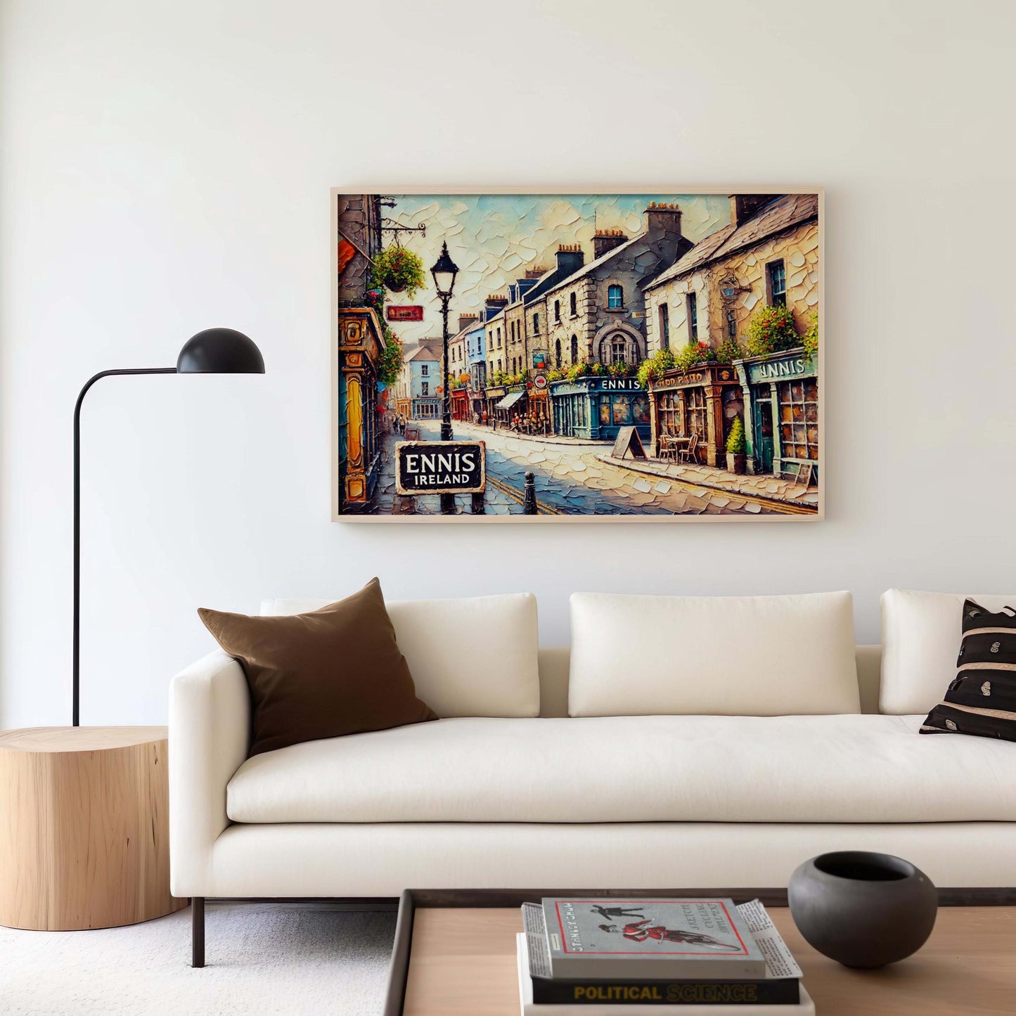 Ennis Art Wall Print - Ireland City Travel Poster, European Artwork, Housewarming Gift, Ennis Wall Decor, Irish Travel Print, Ireland Gift