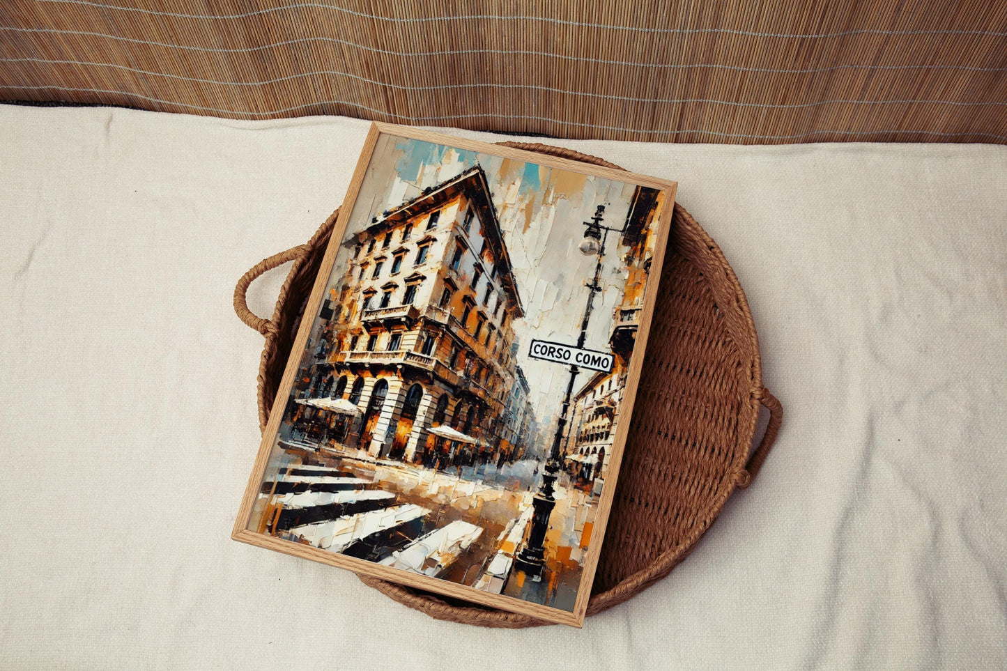 Corso Como Wall Art Milan Print Italy Art Travel Poster Italian Souvenir Modern Home Decor Gift | Personalized Gift