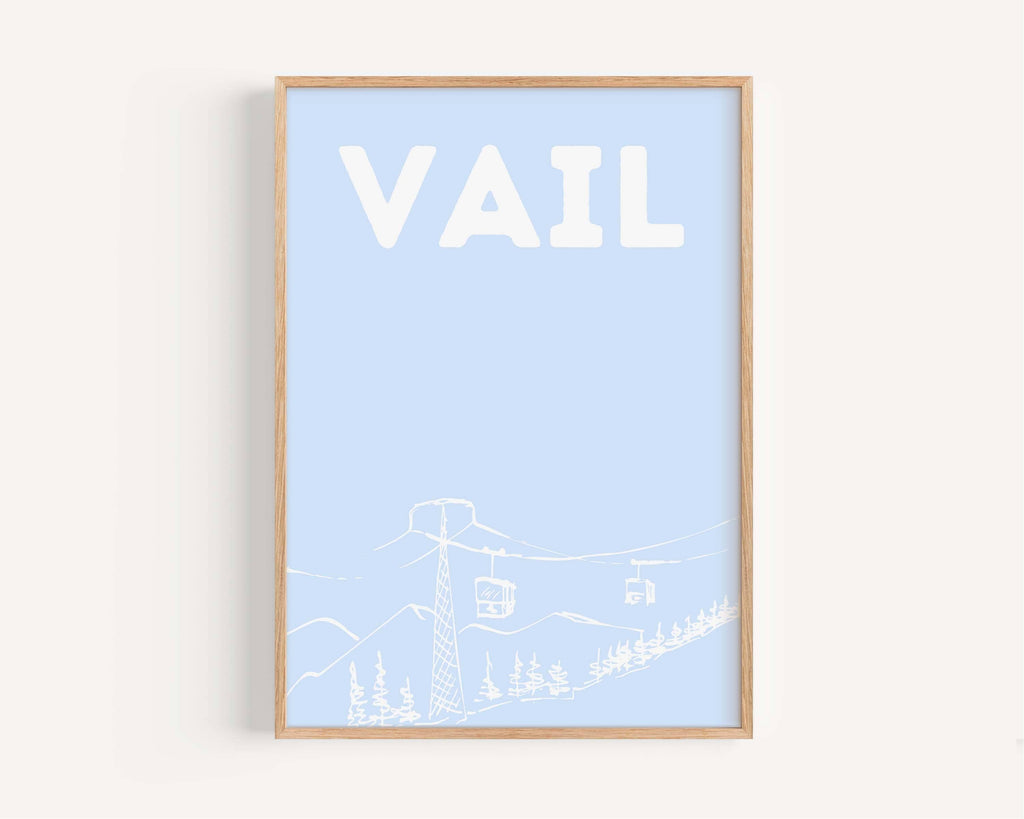 Vail Ski Lift Print - Vail, Colorado, USA