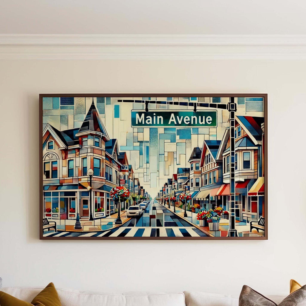 Main Ave Print Coastal - Ocean Grove, New Jersey, USA