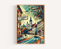 Slavonski Brod Cityscape Poster - Slavonski Brod, Croatia