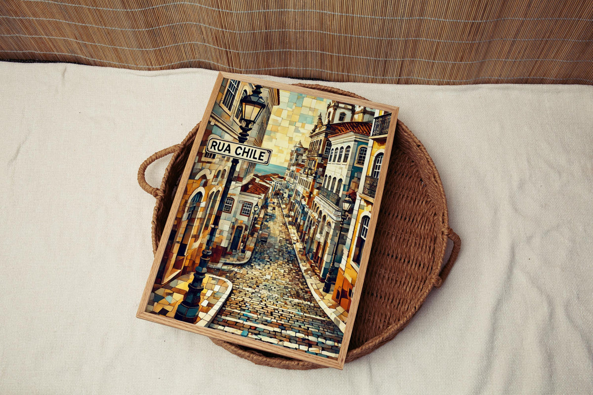 Rua Chile Art Print - Salvador, Brazil