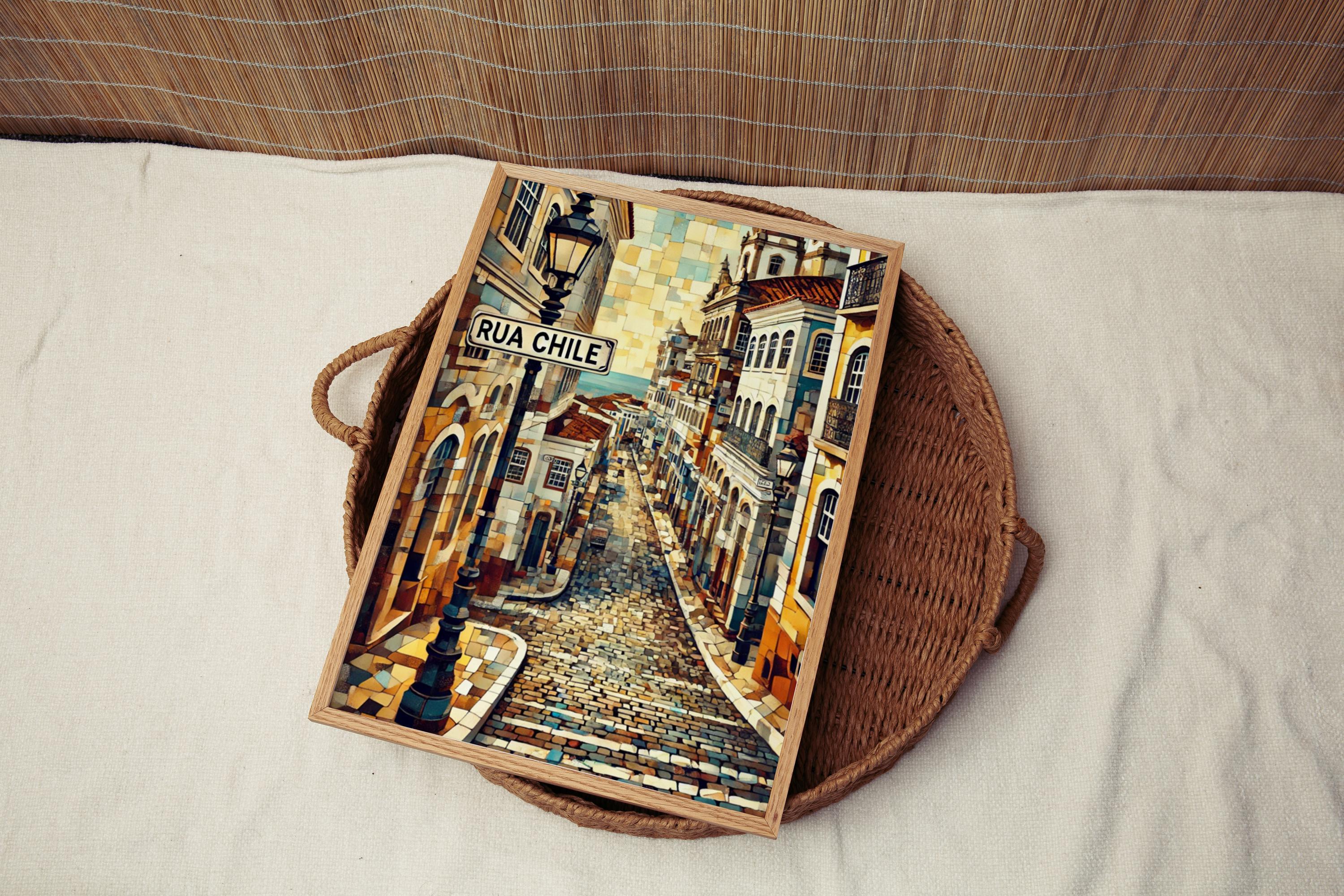 Rua Chile Art Print - Salvador, Brazil