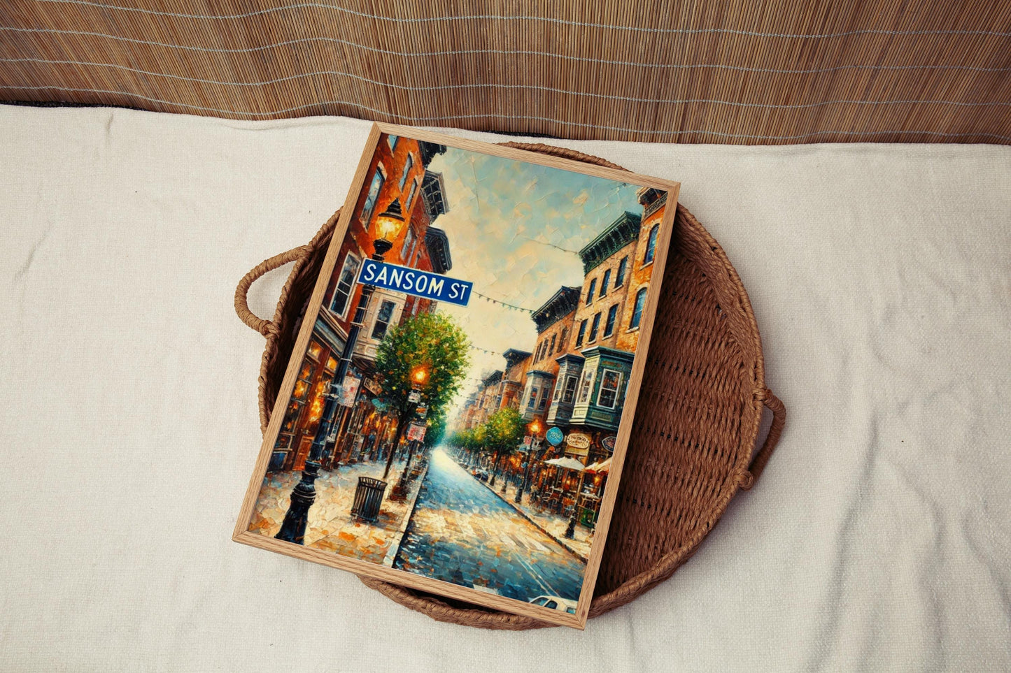 Sansom Street Philadelphia Art Print: Philly Home Decor