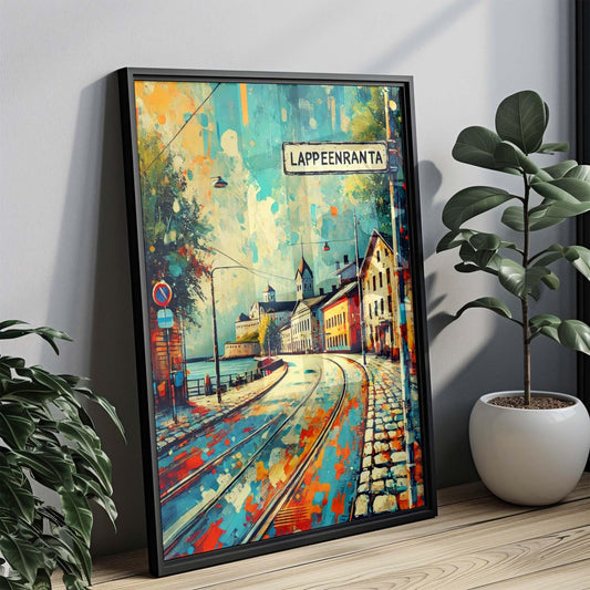 Lappeenranta Art - Finland City Wall Art, Travel Poster Print, Scandinavian Home Decor, Housewarming & Travel Gift