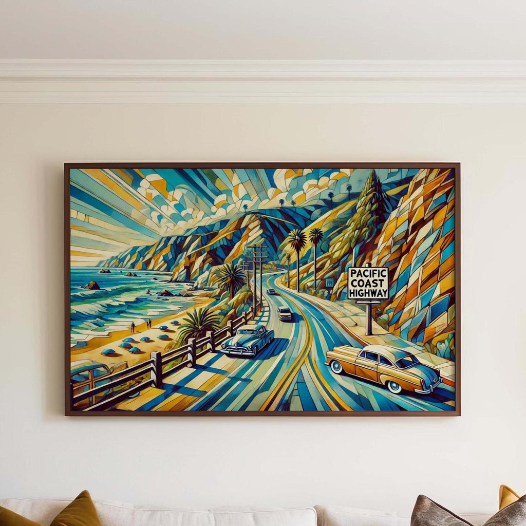 Pacific Coast Highway Wall Art Modern - California, USA