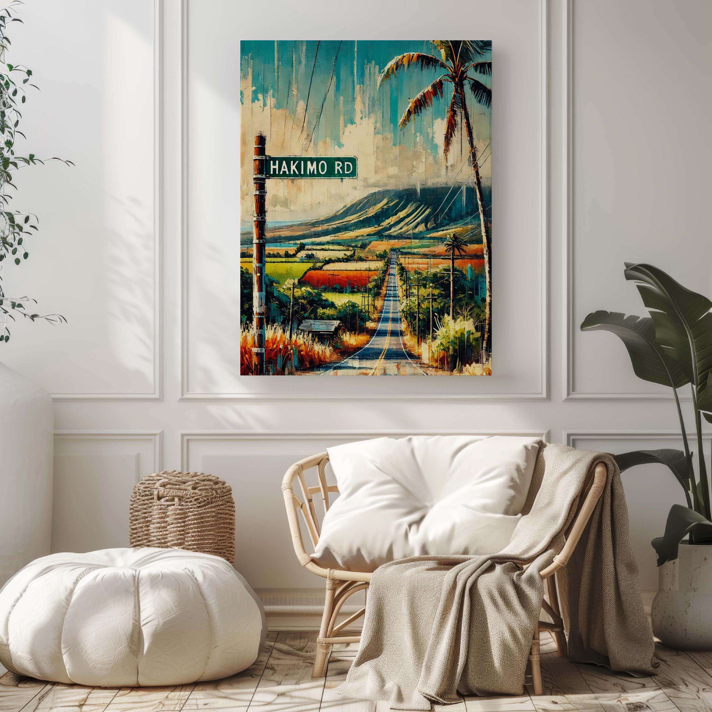 Hakimo Road Print - Oahu Wall Art, Honolulu Travel Poster, Hawaii Beach Decor, Waianae Scenic Gift, Housewarming & Travel Lover Present