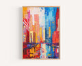 City Skyline Wall Art Modern - USA