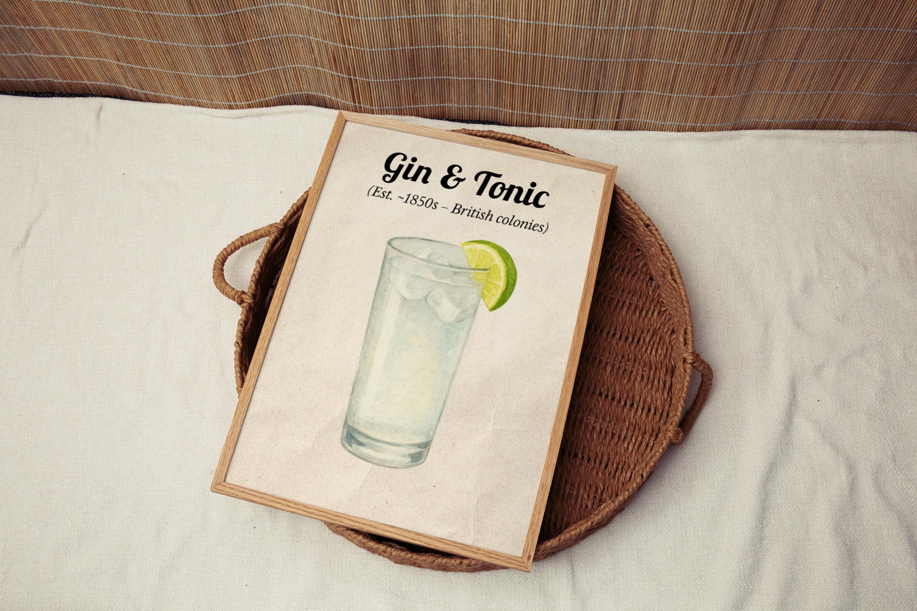 Gin And Tonic Wall Art