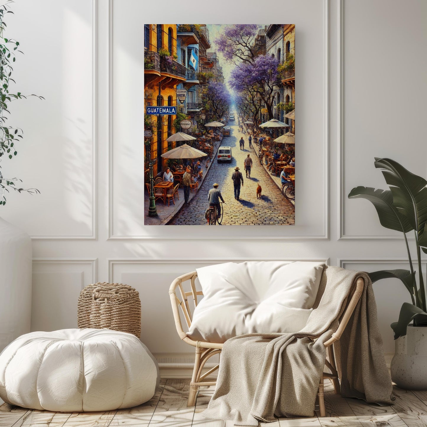 Buenos Aires Art Print: Guatemala Street Scene, Palermo District
