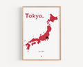 Tokyo Wall Art Minimalist - Tokyo, Japan