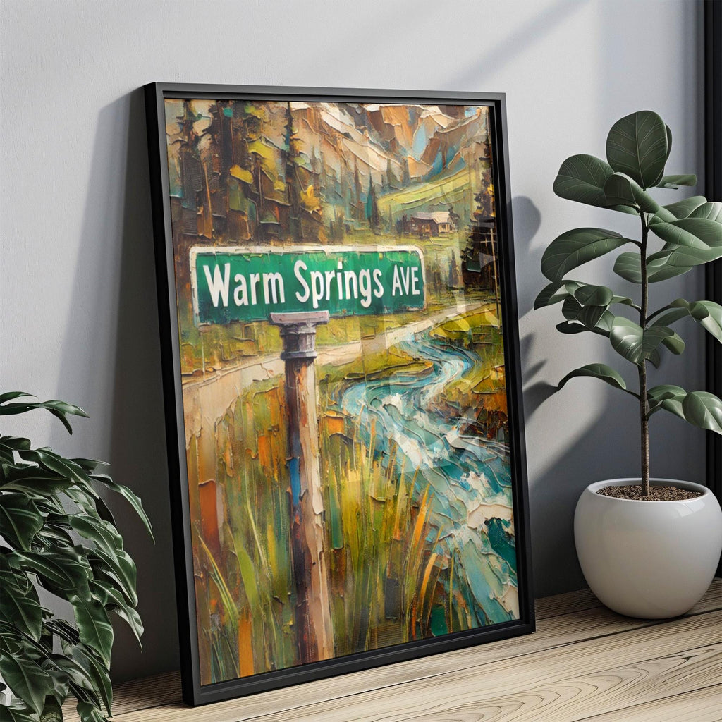 Warm Springs Avenue Wall Art - Boise, Idaho, USA