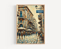 Sokratous Street Travel Poster - Greece