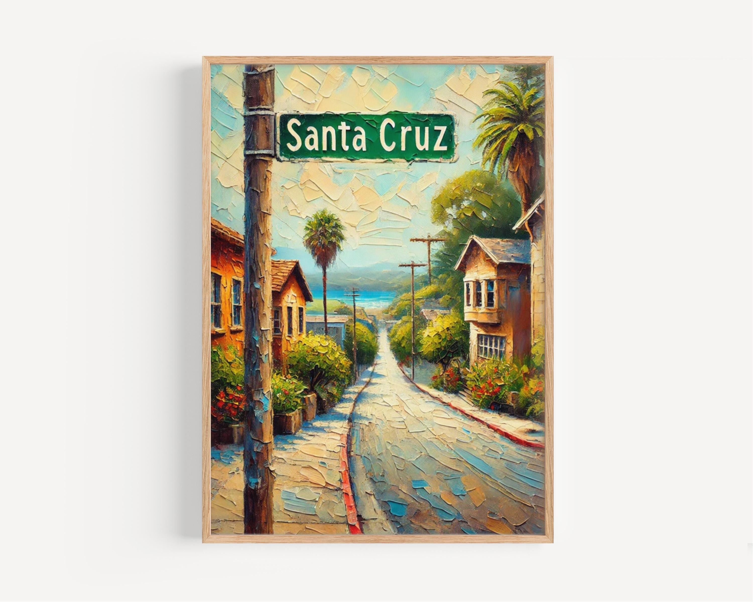 Santa Cruz Wall Art Coastal - Santa Cruz, California, USA