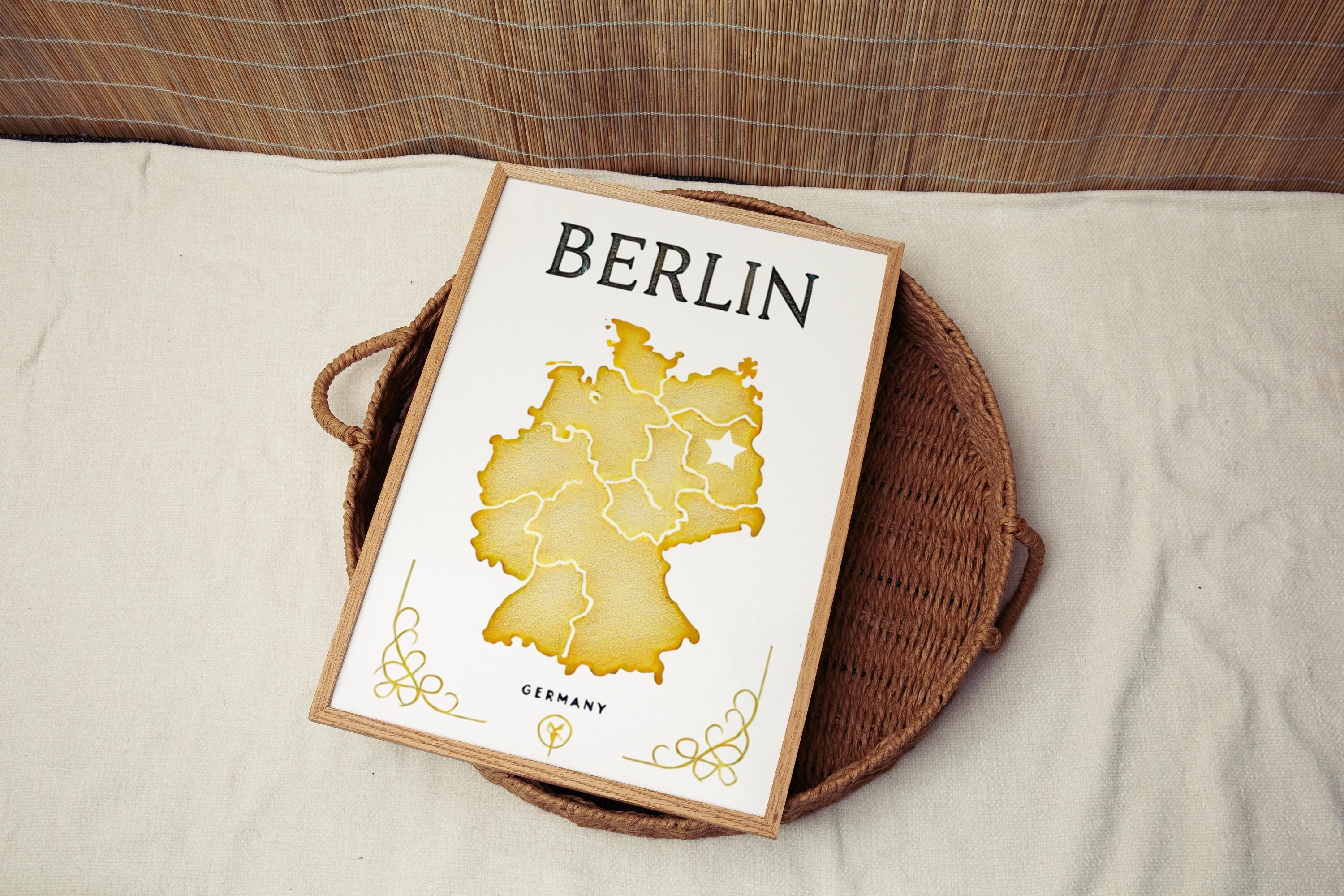 Germany Berlin Wall Art Print – Travel Home Decor, Unique Germany Gift, College Dorm Wall Artwork, Housewarming Present, Modern City Decor