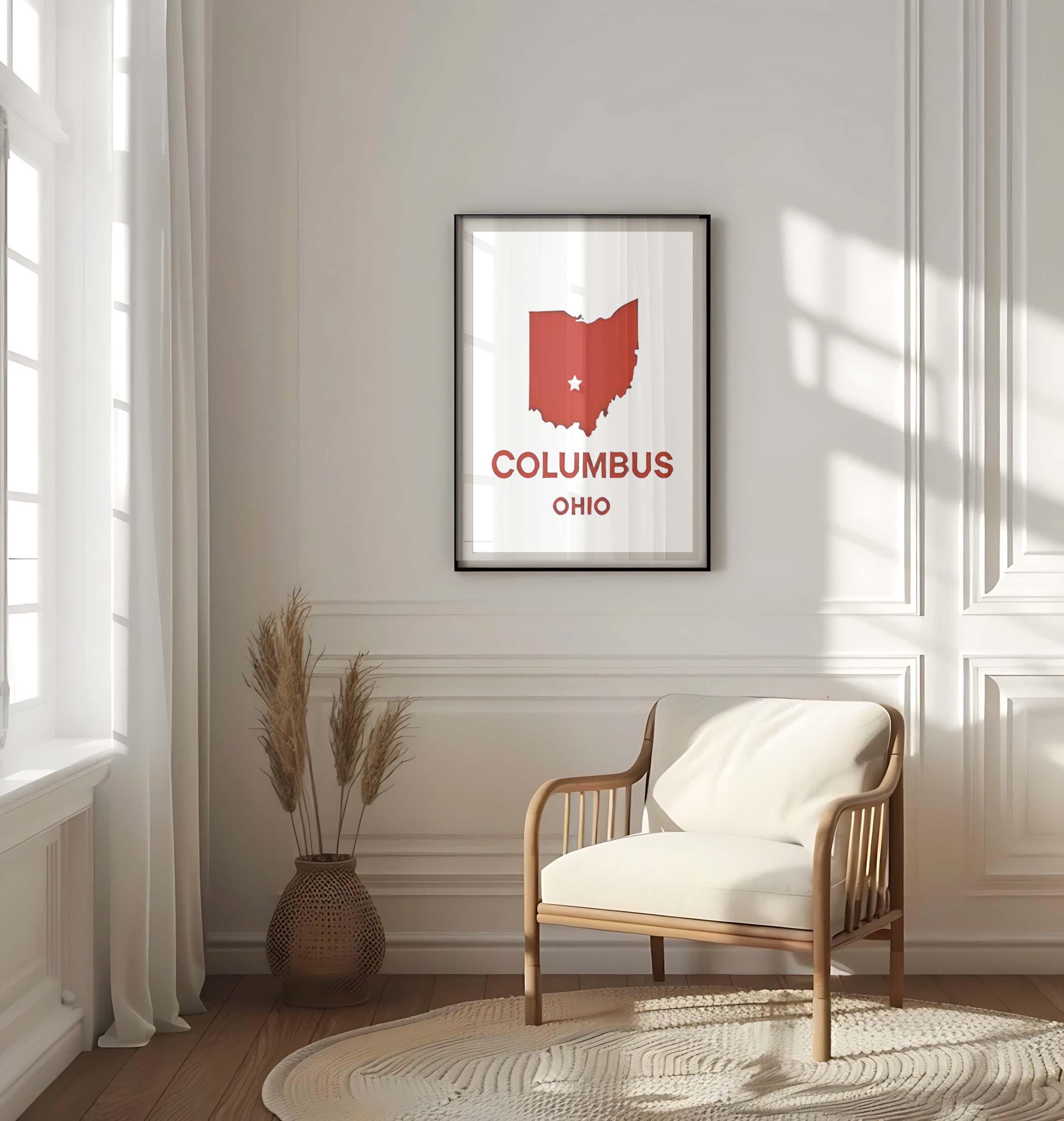 Columbus Print - Columbus, Ohio, USA
