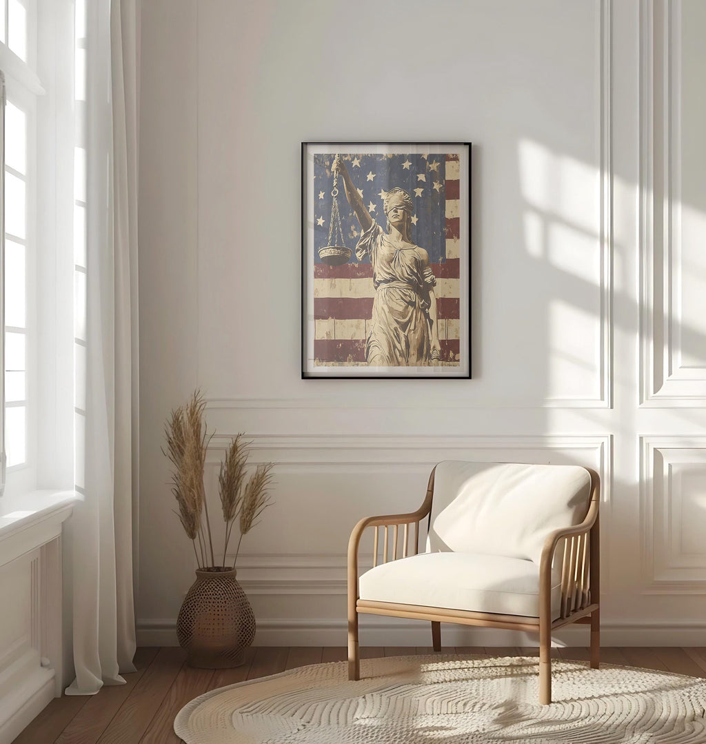 American Equality Wall Art Abstract - USA