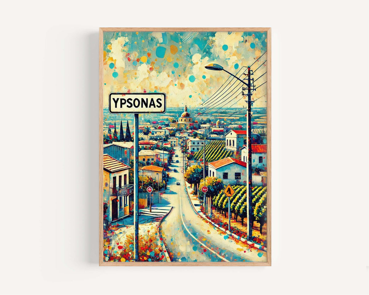 Ypsonas Print Modern - Ypsonas, Cyprus