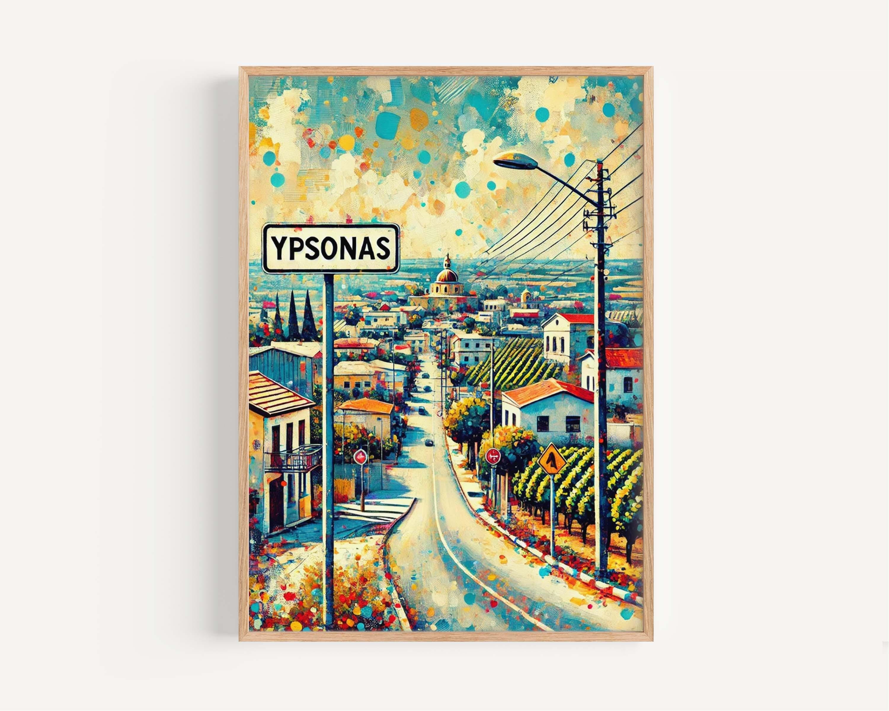 Ypsonas Print Modern - Ypsonas, Cyprus