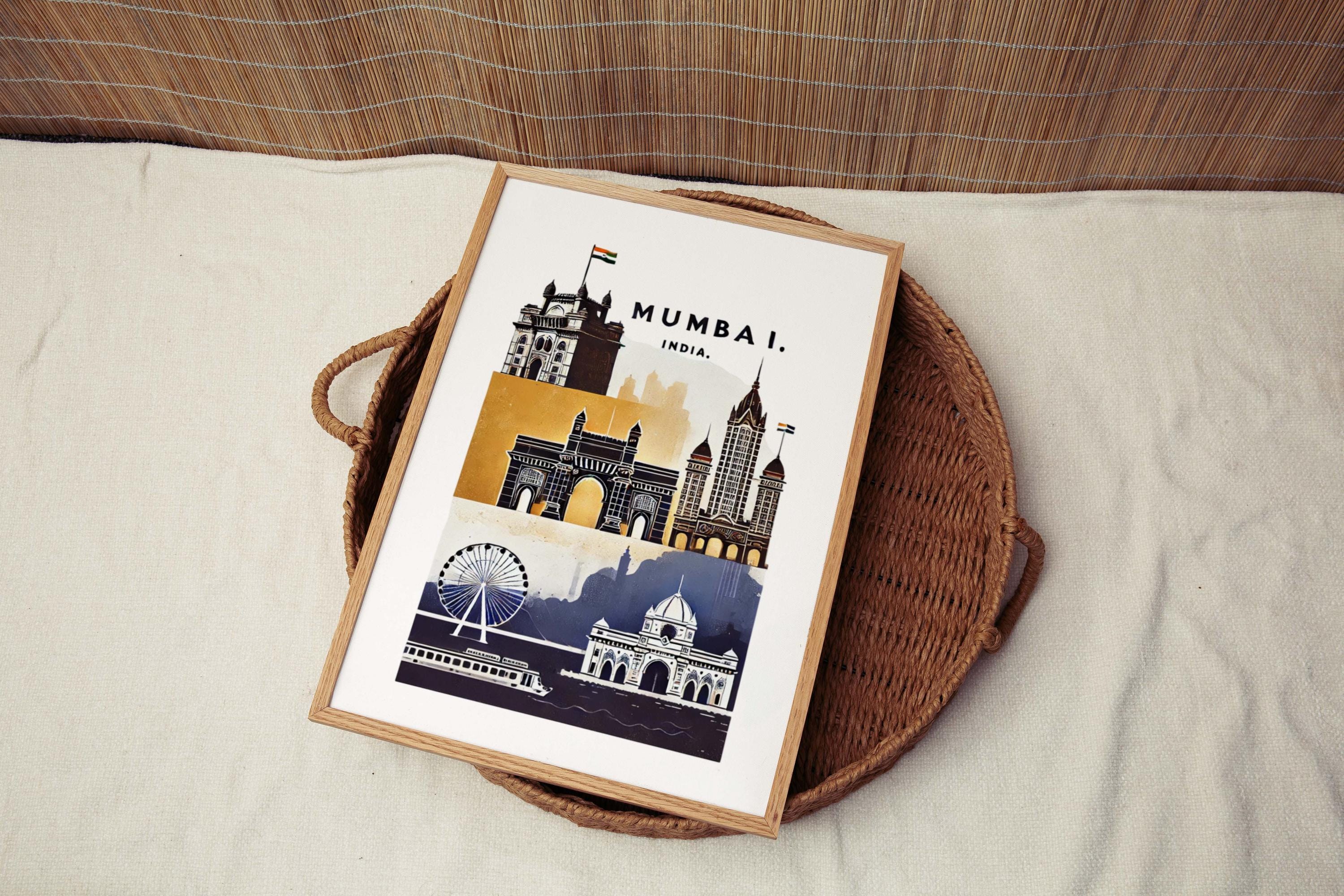 Mumbai Wall Art Cityscape - Mumbai, India