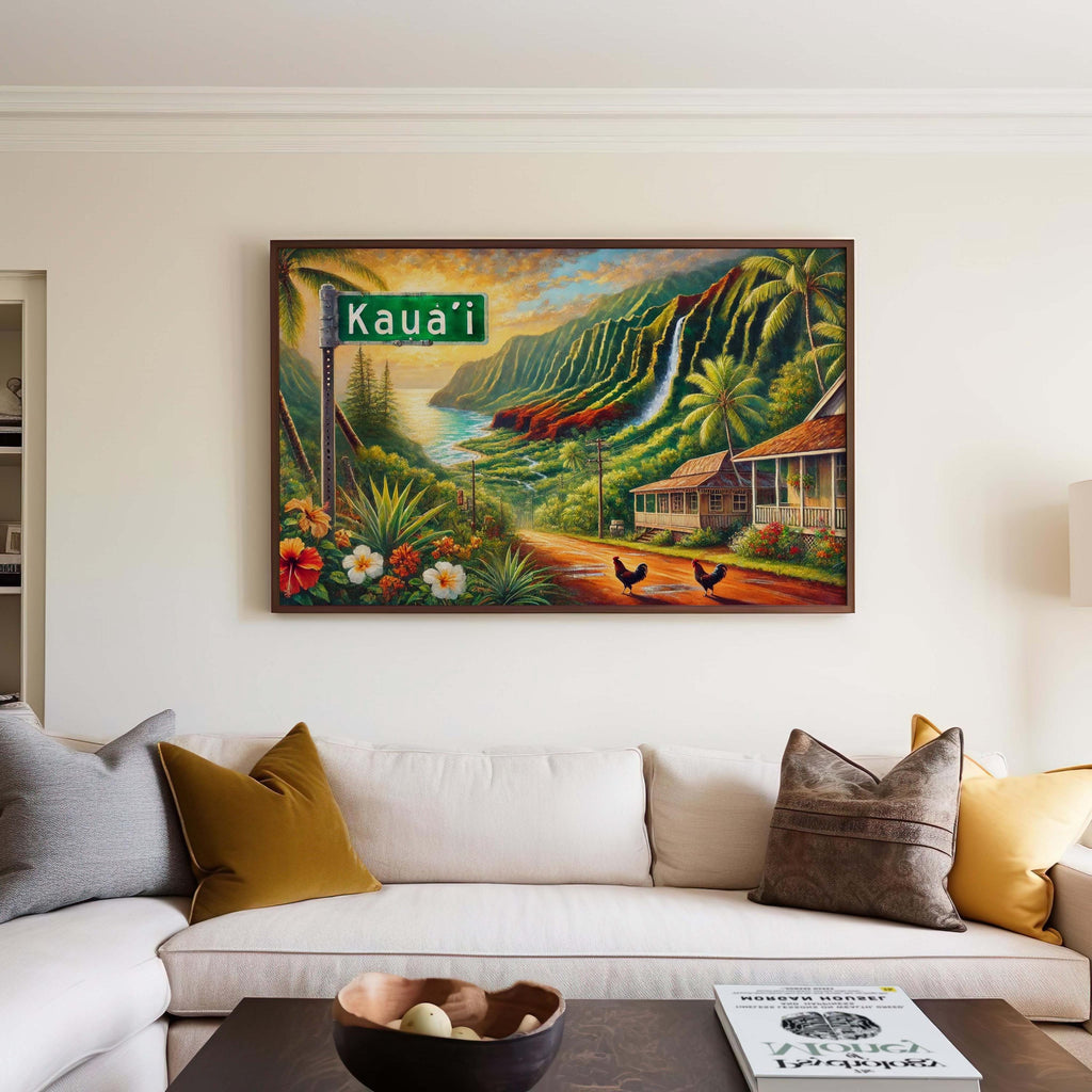 Kauaʻi Landscape Poster - Hawaii, USA