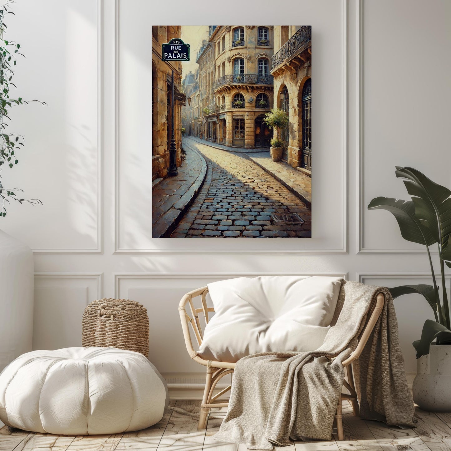 Nancy France Street Art Print: Rue du Palais Travel Poster