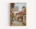 Orhei Moldova Wall Art Print: Historic Eastern Europe Travel Poster