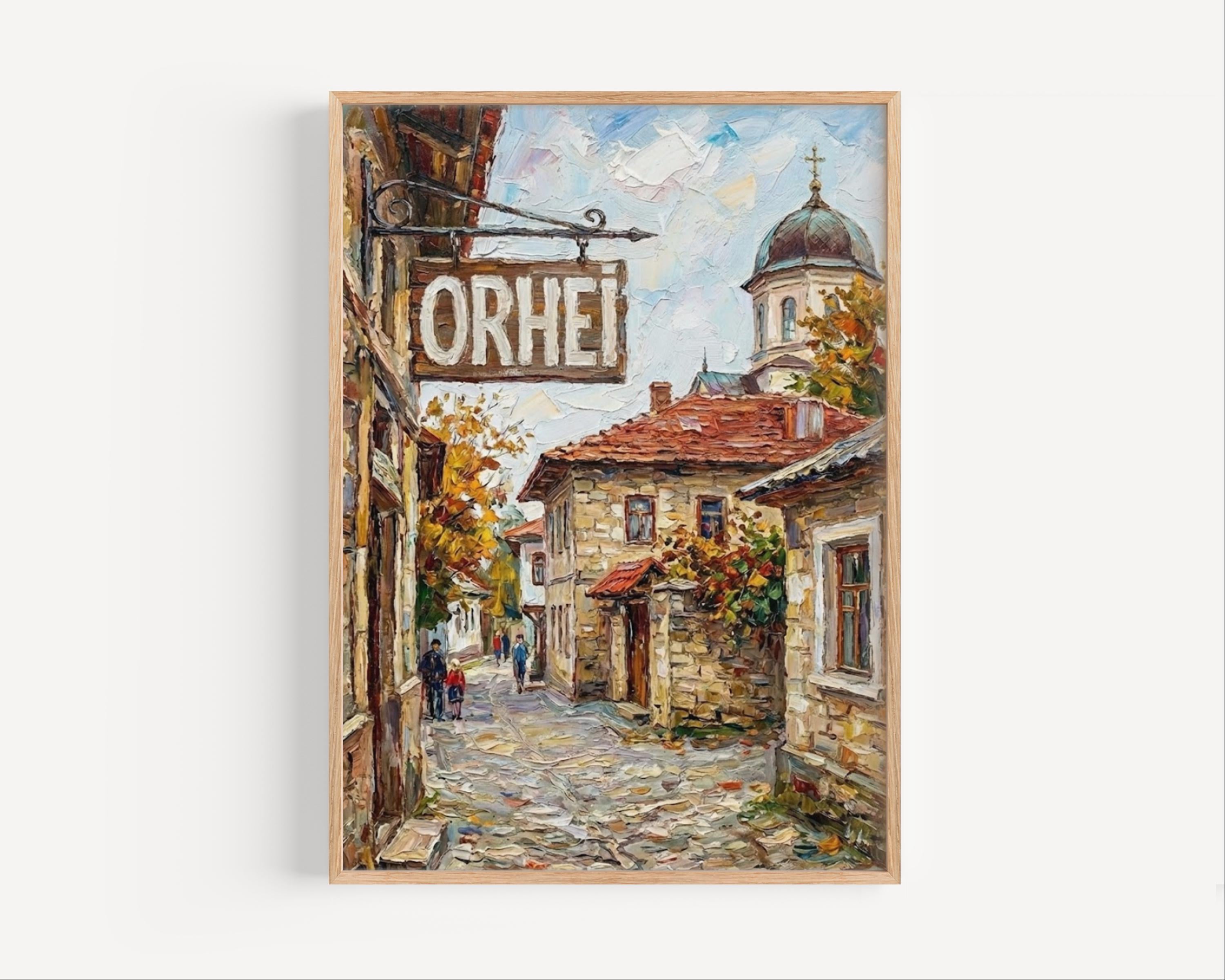 Orhei Moldova Wall Art Print: Historic Eastern Europe Travel Poster