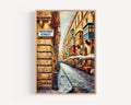 Merchant Street Travel Poster - Malta