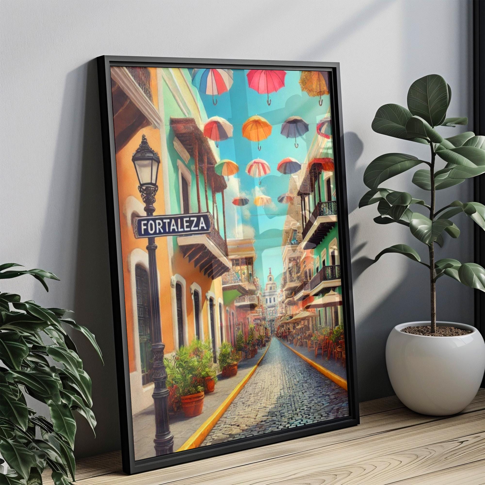 Fortaleza Street Print - Old San Juan, Puerto Rico