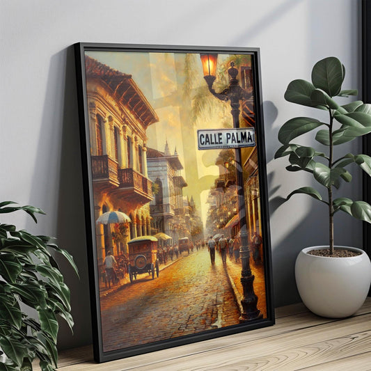 Paraguay Wall Art Calle Palma Print – South American Travel Poster & Housewarming Gift, Paraguay Travel Decor