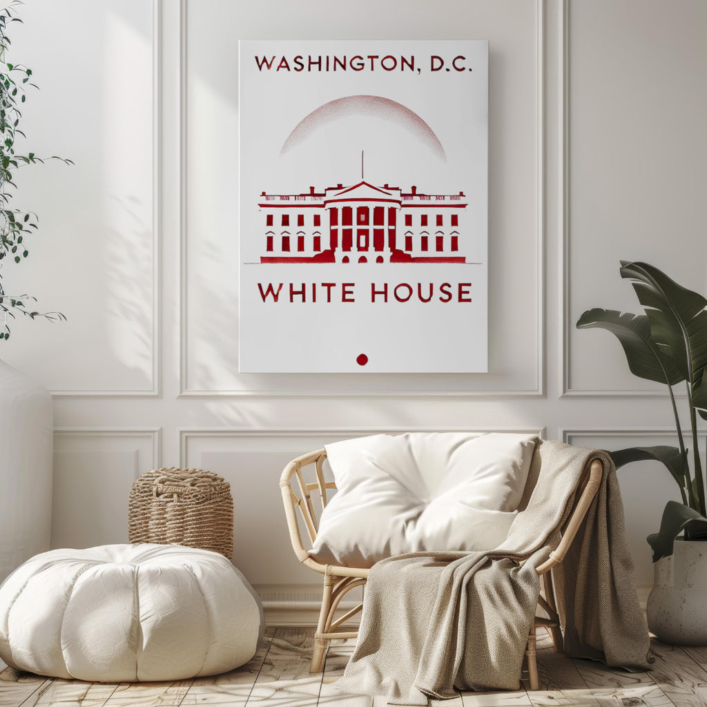 White House Wall Art - Washington, DC, USA