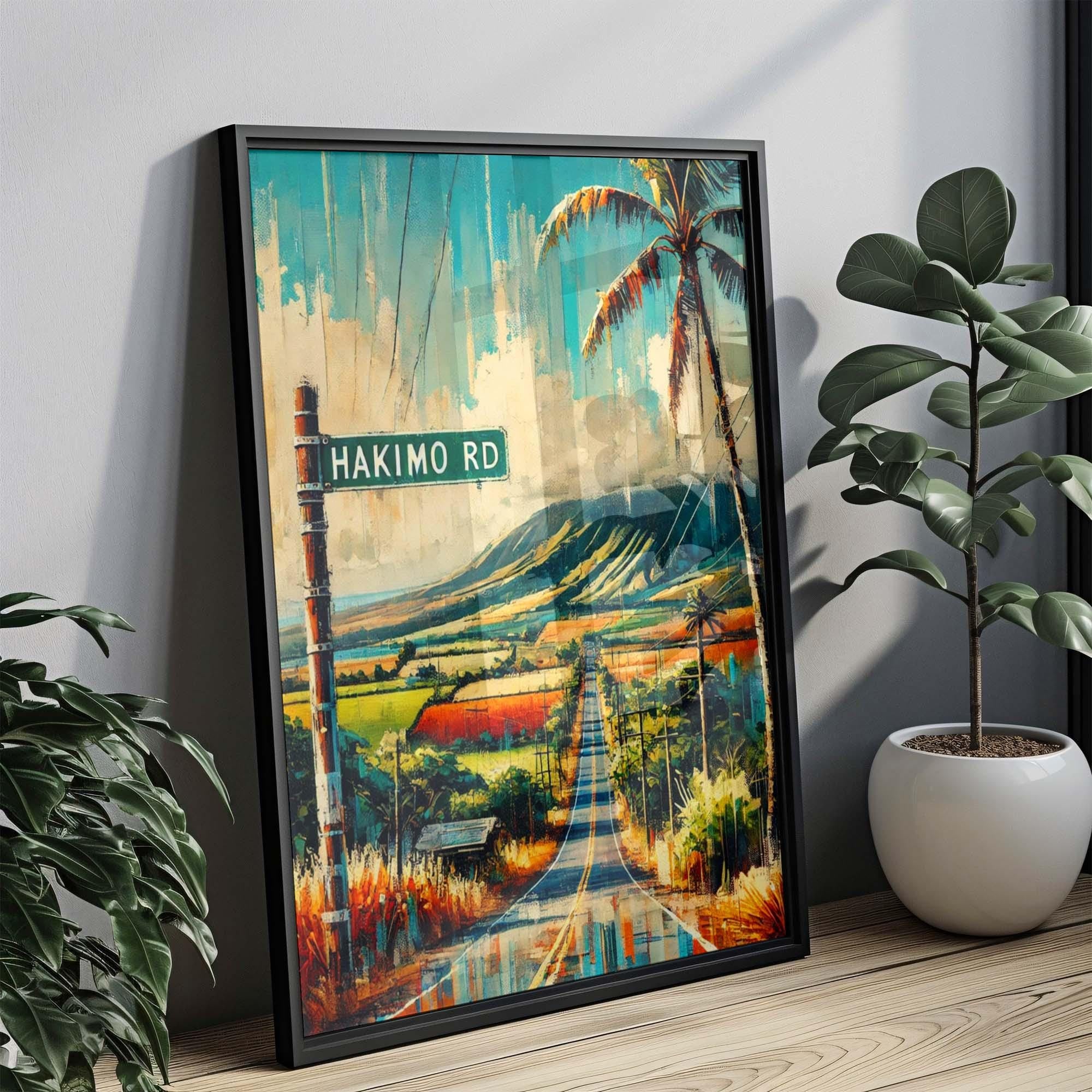 Hakimo Road Print - Oahu Wall Art, Honolulu Travel Poster, Hawaii Beach Decor, Waianae Scenic Gift, Housewarming & Travel Lover Present